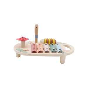 Wooden Spring Insect Music Table