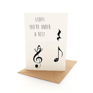 Pleasant Tree Greeting Cards Punny Rest - Greeting Card