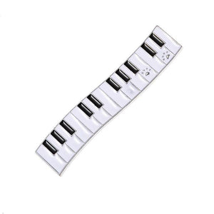 Music Bumblebees Music Gifts Music Themed Hair Clip - Piano Keybaord