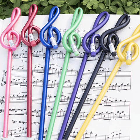 Image of Music Bumblebees Music Pencils Music Pencil with G Clef Bend