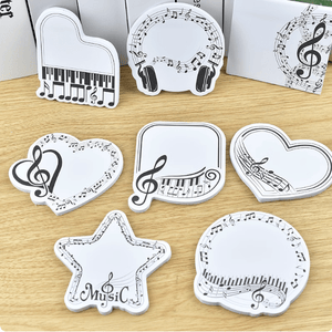Music Bumblebees Music Stationery Music Themed Sticky Notes - Fun Stationery & Memo Pads for Musicians