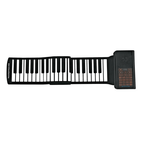 Image of Music Bumblebees Children Musical Instrument Set 88 Keys Silicone Roll Up Piano with Pedal and App Connection