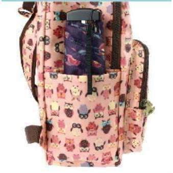 Image of Uma Hana Featured Products,Music Gifts,For Students,New Arrivals Pink Uma Hana Music Themed Water Resistant Square Backpack