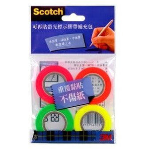 Music Bumblebees Featured Products,Products,Music Stationery,For Teachers Refill Pack for 3M Removable Fluorescent  Highlighter Tape