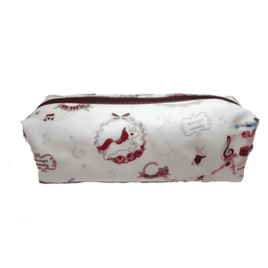 Uma Hana Music Themed Water Resistant Rectangular Soft Pencil Case - 3 Patterns