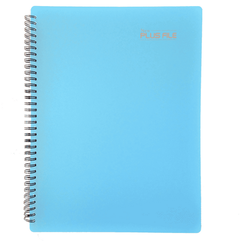 Image of Music Bumblebees Folder Light Blue / 30 Pockets Non-Reflective Music Folder - 20, 30 and 40 Pockets