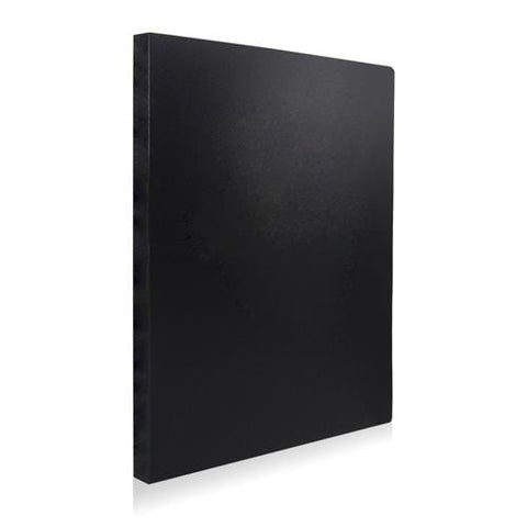 Image of Music Bumblebees Folder Plain Black Non-Reflective Music Folder without spiral binding - 20 Pockets Black