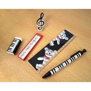 Music Bumblebees Music Stationery, Music Pencil, Music Gift, Music Gift Pack, Music Stationery Pack Music Themed Stationery Pacer Set - Pack of 5