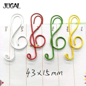 Music Bumblebees Music Clips G Clef Paper Clips - Set of 20