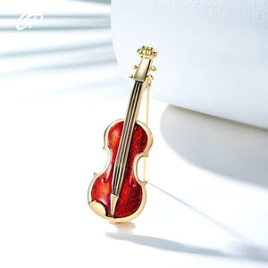 Music Bumblebees Music Jewellery Violin Pin/Brooch