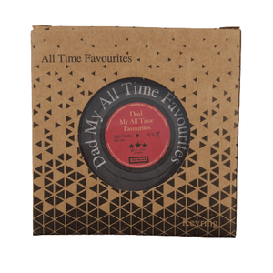 Vinyl Record Keyring - Favourite Dad