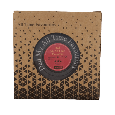 Image of Vinyl Record Keyring - Favourite Dad "Dad My All Time Favourites"