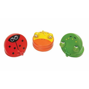 Toyslink Music Party Needs Round Wooden Animal Castanet