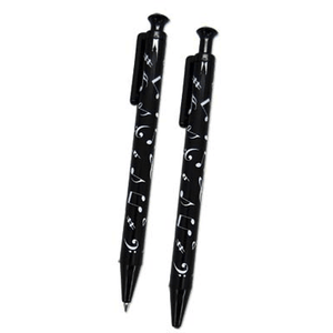 Black Lead Pacer/Mechanical Pencil with Music Notes