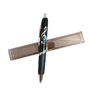 Music Bumblebees Music Stationery Music Black Ballpoint Pen with G Clefs / Treble Clefs in a Gift Box