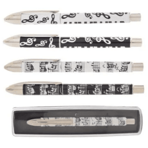 Music Bumblebees Music Stationery Music Themed Ballpoint Pen with a Gift Box