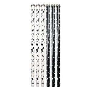 Music Bumblebees Music Stationery Music Themed Pencil with Magnetic End - Black or White