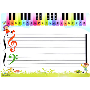 Music Bumblebees Music Themed Teaching Sheet Music Bumblebees Erasable Music Teaching Sheet - Double Sided