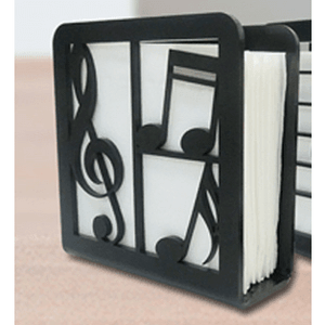 Music Bumblebees pen holder Black Music Notes Memo Holder