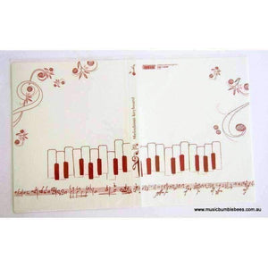 vendor-unknown Products,Music Stationery,Mother's Day Special,For Performers A4 Clear Display Folder (20 pockets) - Music Score White