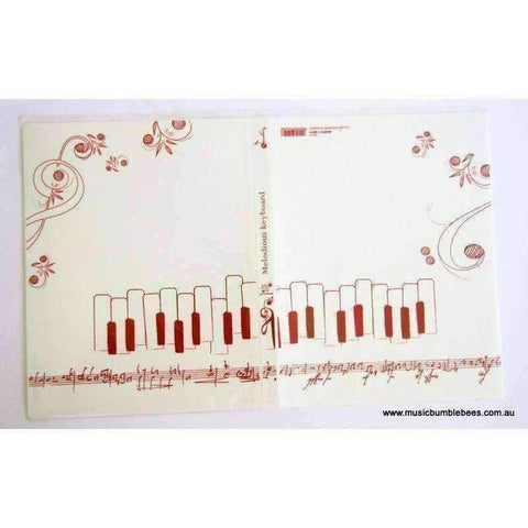 Image of vendor-unknown Products,Music Stationery,Mother's Day Special,For Performers A4 Clear Display Folder (20 pockets) - Music Score White