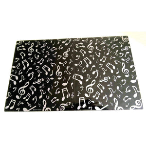 Music Bumblebees Products,Music Stationery,Mother's Day Special,For Performers A4 Clear Display Folder (40 pockets) - Music Notes Black