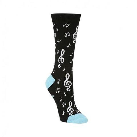 Image of Bamboozld Socks Music Notes Bamboo Socks - Men and Women