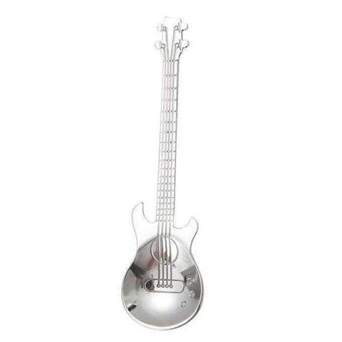 Image of Music Bumblebees Spoon Music Themed Guitar Stainless Steel Spoon