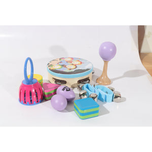 11-Piece Children Musical Instrument Set with Container