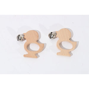 Wooden Animal Handbell 2-Piece
