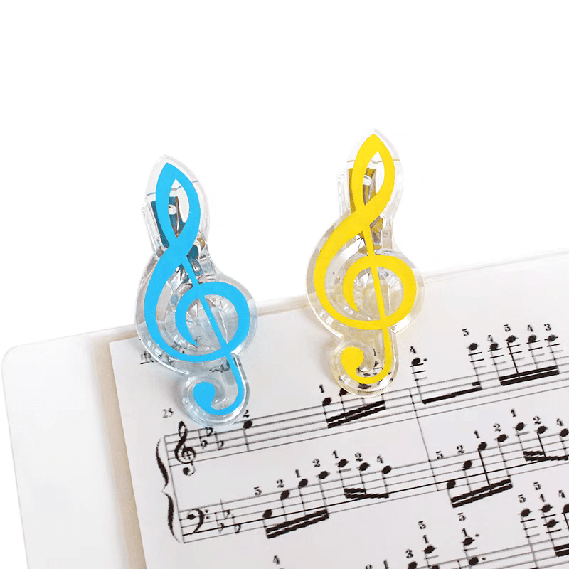 Music Bumblebees Music Clips G Clef / Treble Clef Clip - Assorted Colours
