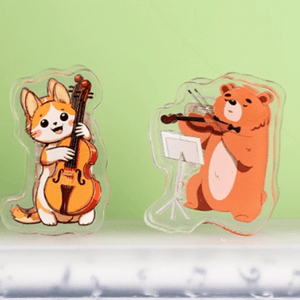 Musical Animal Sheet Music Clips - Cute Page Holder Pegs for Musicians