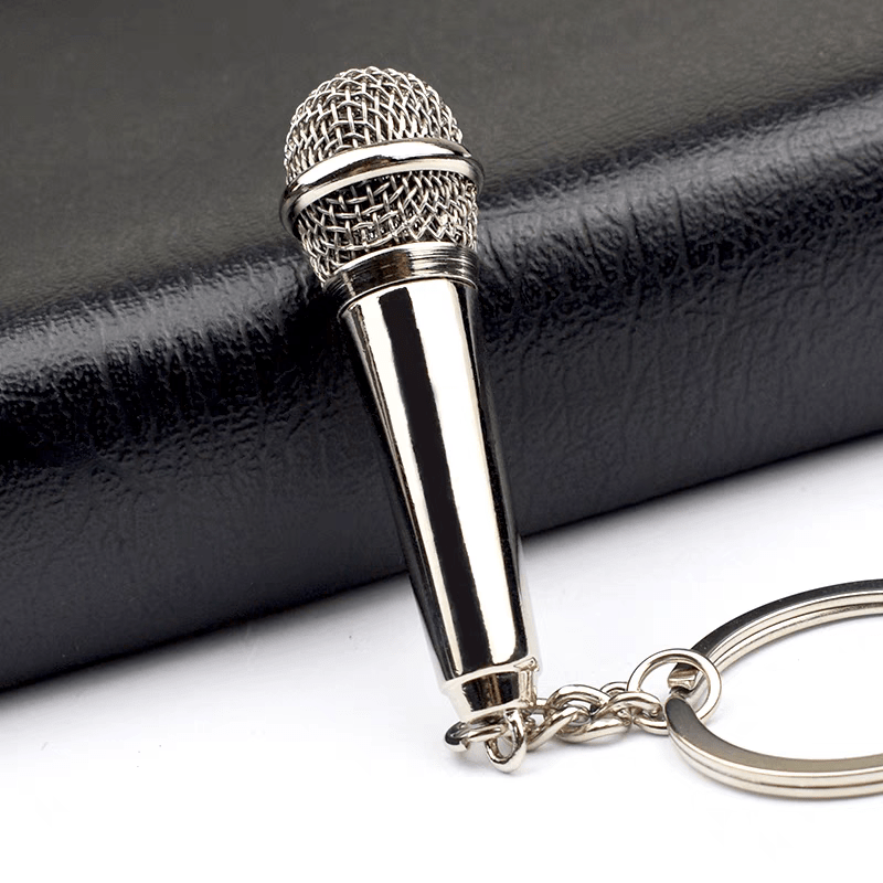 Microphone keychain sale