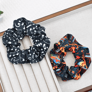 Music Bumblebees Music Gifts Musical Notes & Instruments Scrunchies – Fun Australia Music Gifts Hair Ties