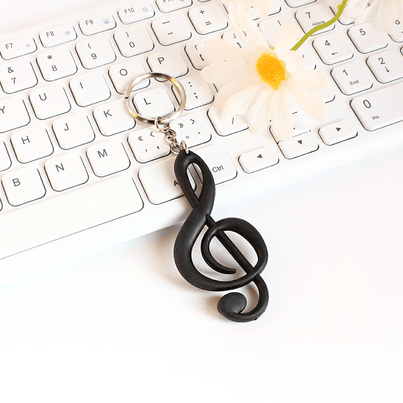 Music Bumblebees Music Keyrings G Clef / Treble Clef Keyring / Keychain - Assorted Colours
