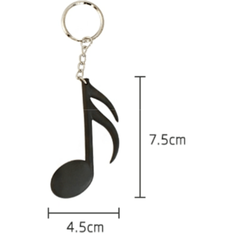 Music Bumblebees Music Keyrings Semiquaver Keyrings Key Chain - Assorted Colours