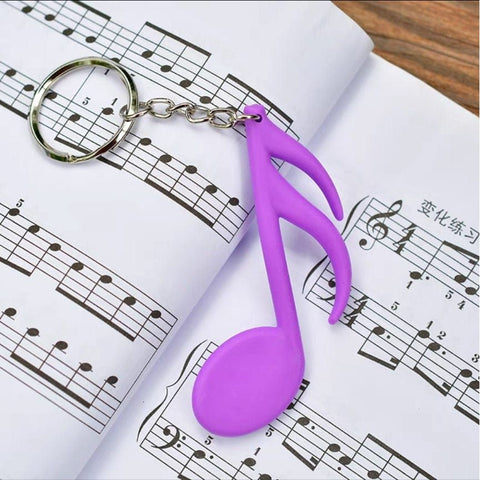 Image of Music Bumblebees Music Keyrings Semiquaver Keyrings Key Chain - Assorted Colours