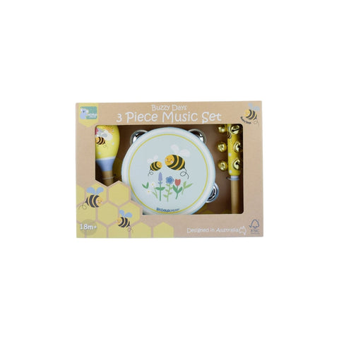 Image of Kaper Kidz Music Party Needs 3-Piece Bumblebees Children Musical Instrument Set