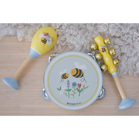 Image of Kaper Kidz Music Party Needs 3-Piece Bumblebees Children Musical Instrument Set