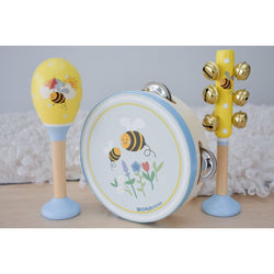 Kaper Kidz Music Party Needs 3-Piece Bumblebees Children Musical Instrument Set