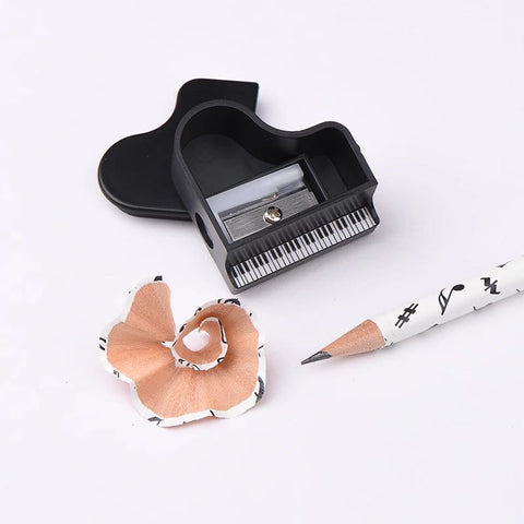 Image of Music Bumblebees Music Stationery Piano Shaped Sharpener - Music Stiatonery Student Reward