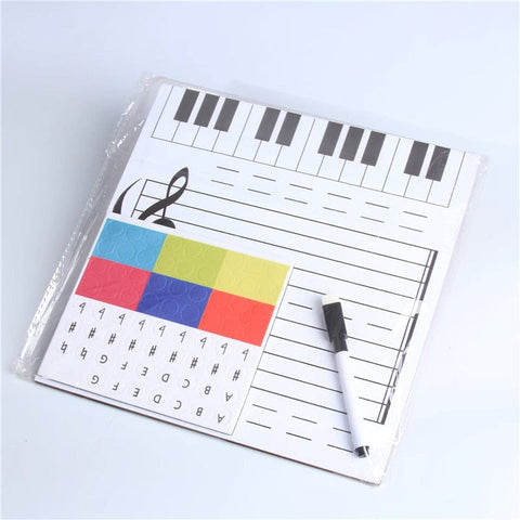 Image of Music Bumblebees Music Themed Teaching Sheet Magnetic and Erasable Music Teaching Whiteboard - Single-Sided