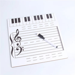 Music Bumblebees Music Themed Teaching Sheet Magnetic and Erasable Music Teaching Whiteboard - Single-Sided