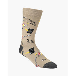 Bamboozld Socks Rock Band Socks - Fun Men's Bamboo Music Socks