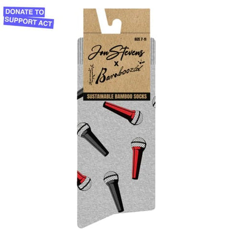 Image of Bamboozld Socks THE MIC BAMBOO SOCK BY JON STEVENS - Men and Women