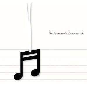 Image of Music Bumblebees Beam Semiquaver Music Themed Black Music Note Bookmarks