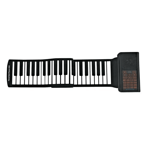 88 Keys Silicone Roll Up Piano with Pedal and App Connection