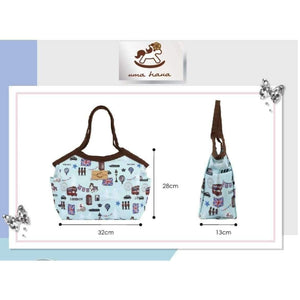 Uma Hana Music Themed Water Resistant Modern Lady Totebag