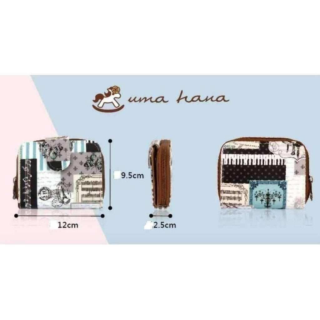 Uma Hana Featured Products,Music Gifts,For Students,New Arrivals Unicorn Pink Uma Hana Music Themed Water Resistant Lady Wallet