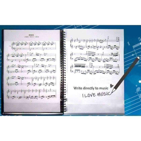 Music Bumblebees Folder Non-Reflective Music Folder - 20, 30 and 40 Pockets